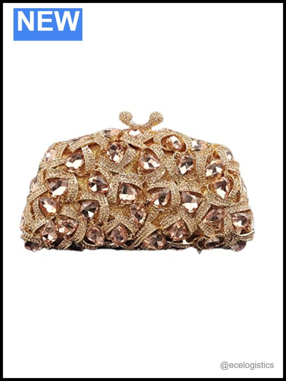Luxury Rhinestone Crystal Clutch Evening Bag Women Party Wedding